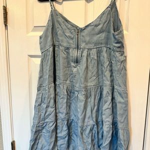 Tencel Chambray tiered dress